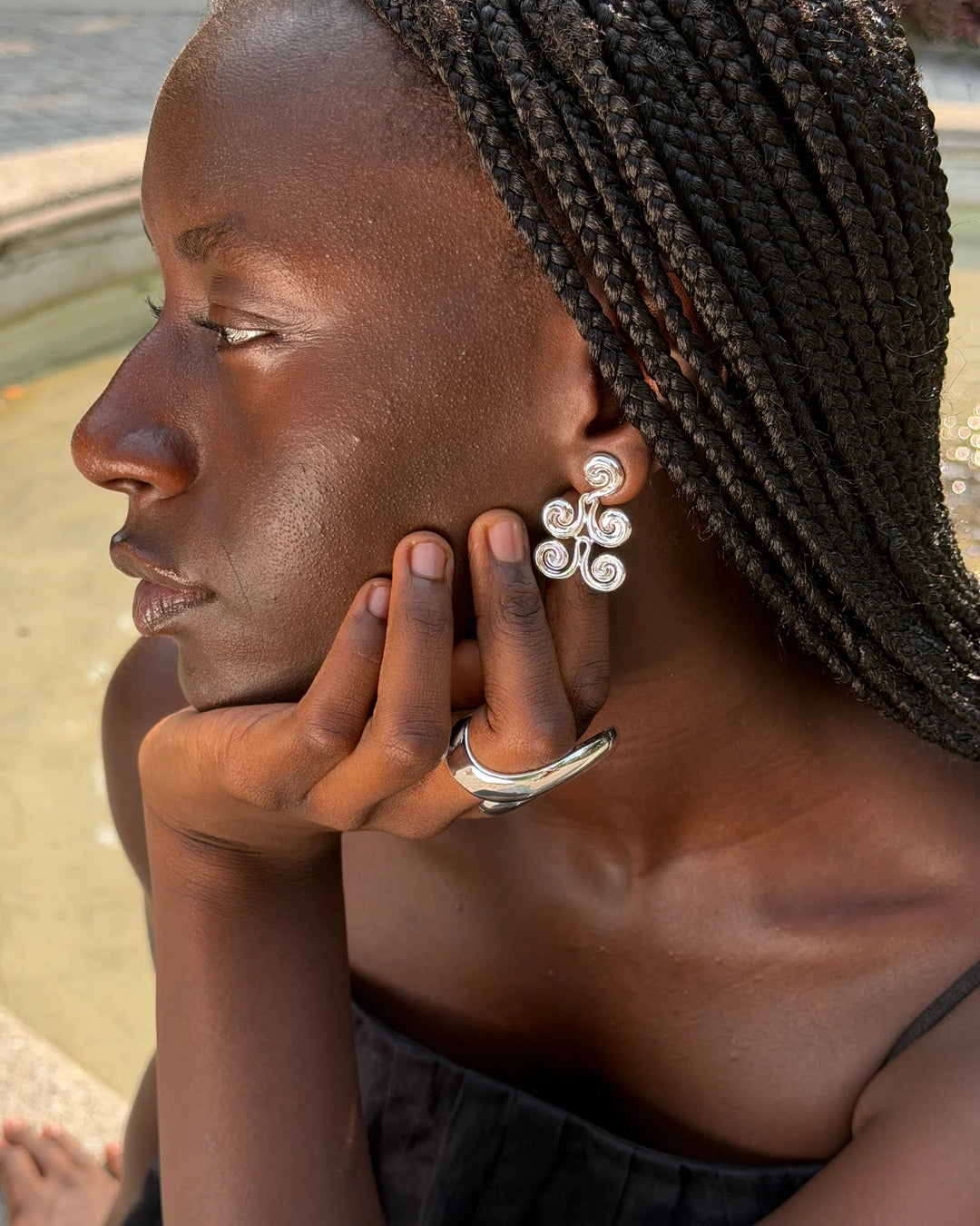 Nico Earrings - Silver