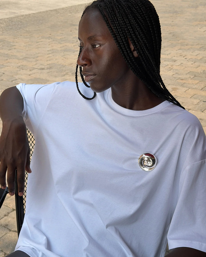 Renzo Brooch - Silver