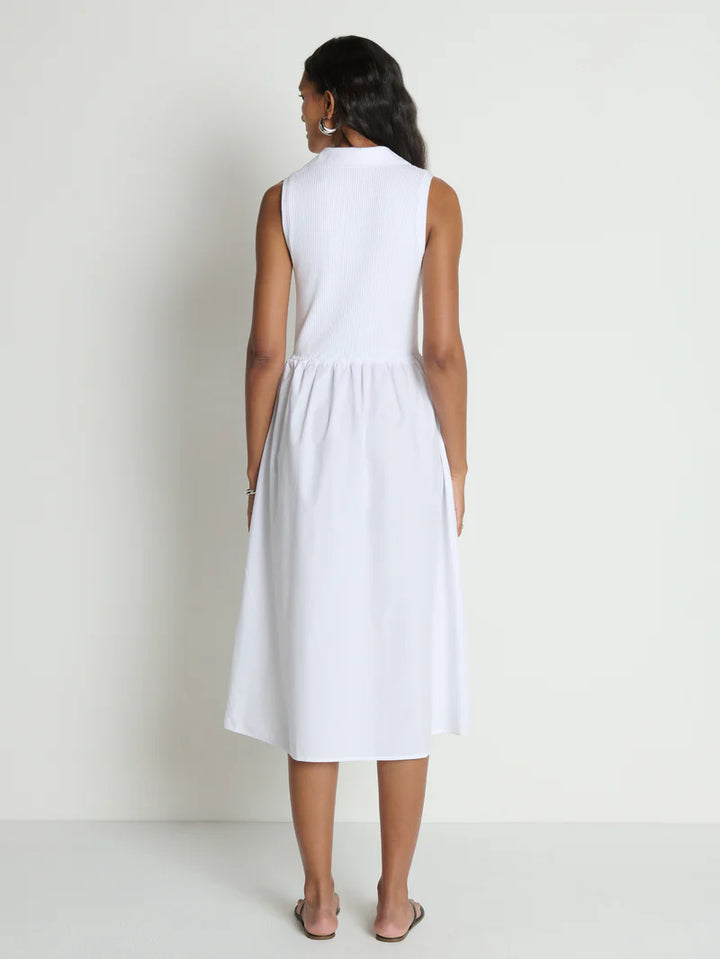 Jessica Midi Dress - White