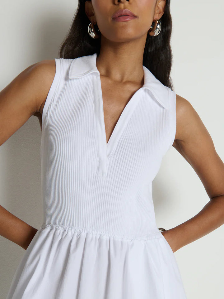 Jessica Midi Dress - White
