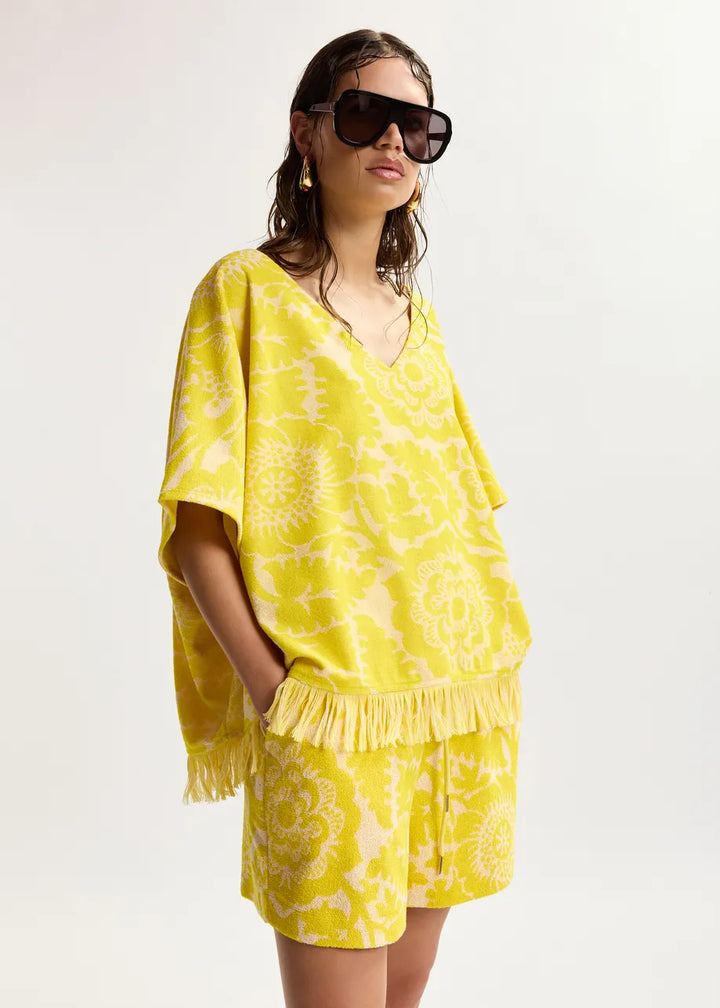 Jacquard Top - Yellow