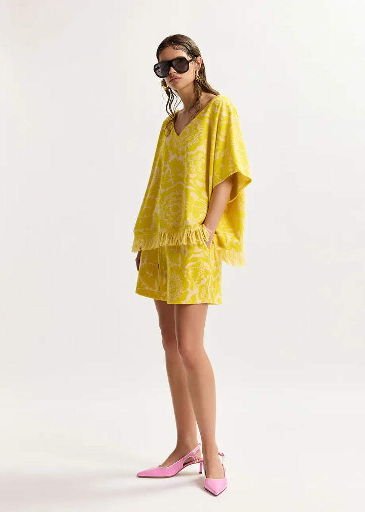 Jacquard Top - Yellow