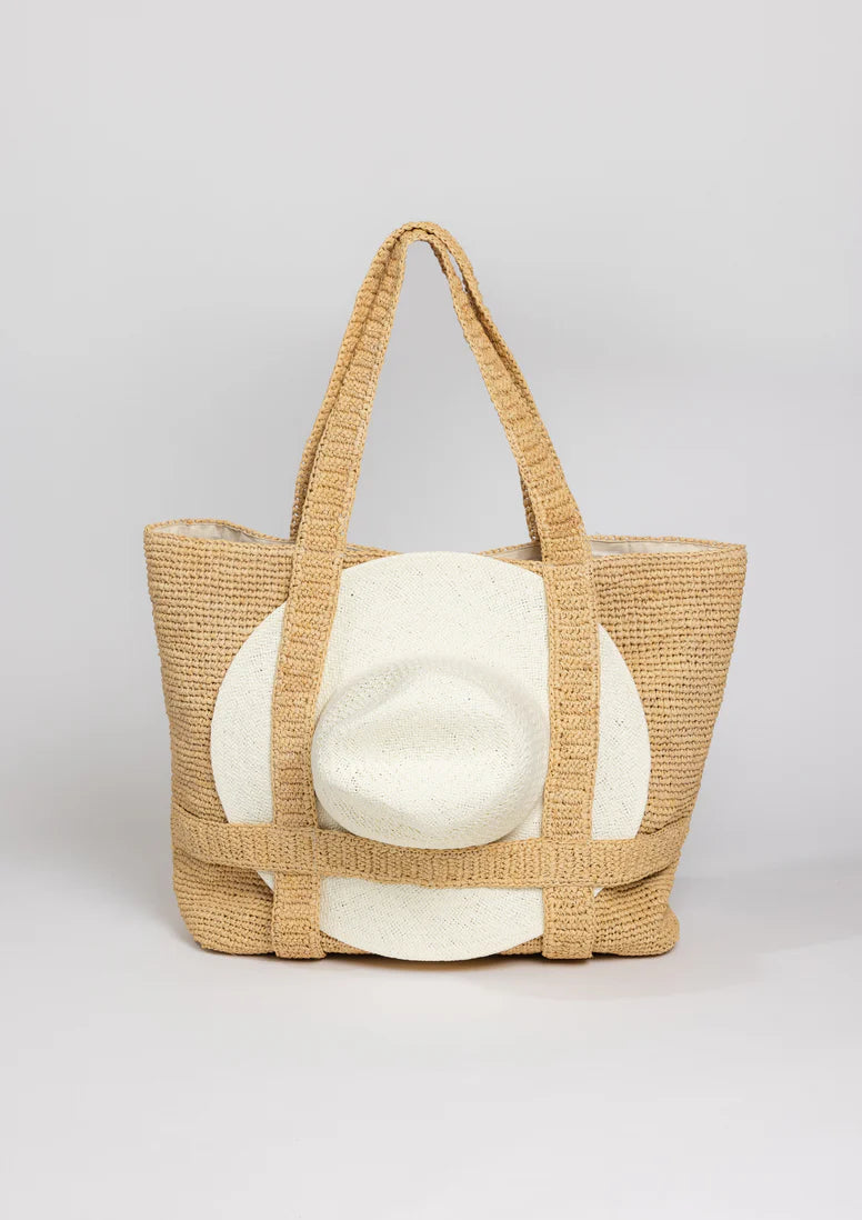 Original Straw Traveler Bag - Natural Solid