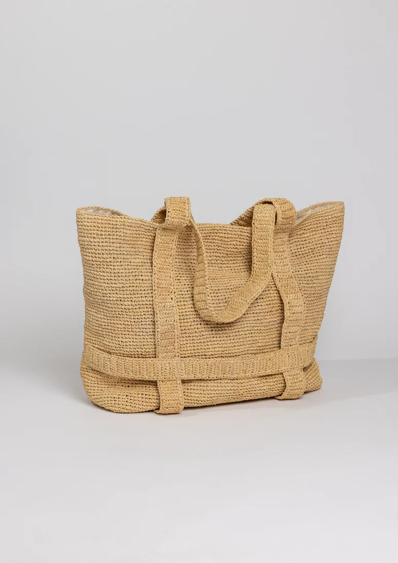 Original Straw Traveler Bag - Natural Solid