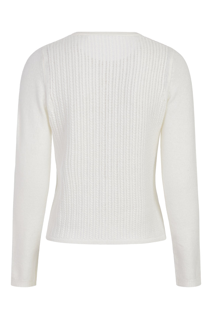 Janna Cashmere Cardigan- Chalk