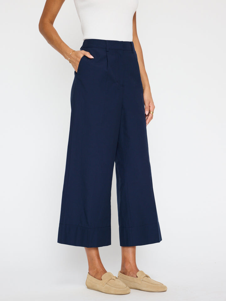 Joya Cropped Pant - Navy