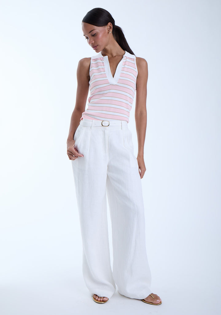 Kira Knit Sleeveless Top - Pink