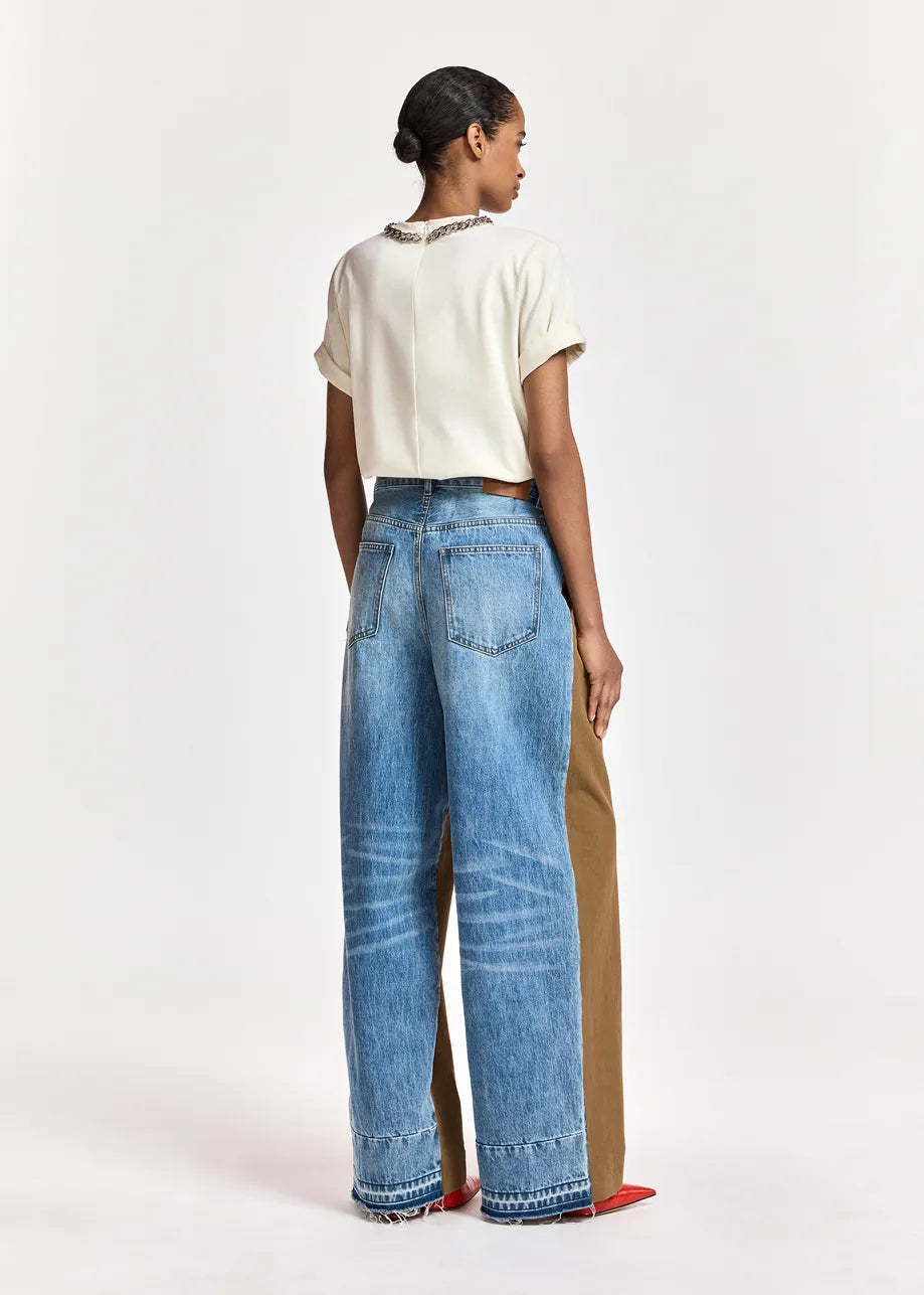 T-Shirt w/ Chain - Off White