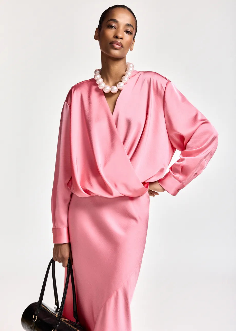 Wrap Top - Pink