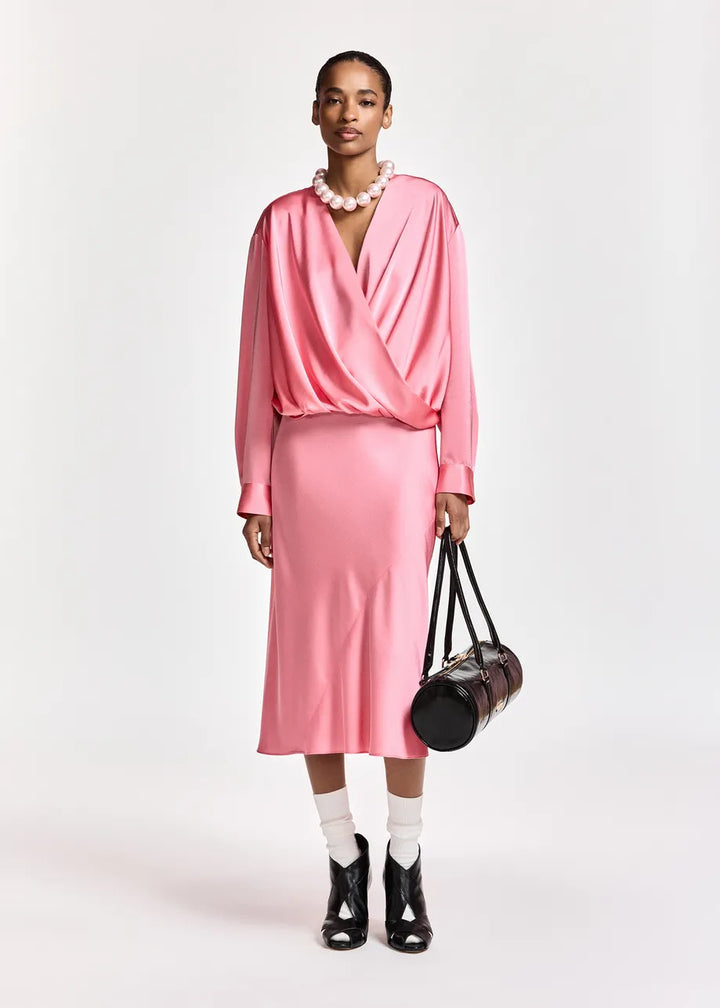 Wrap Top - Pink