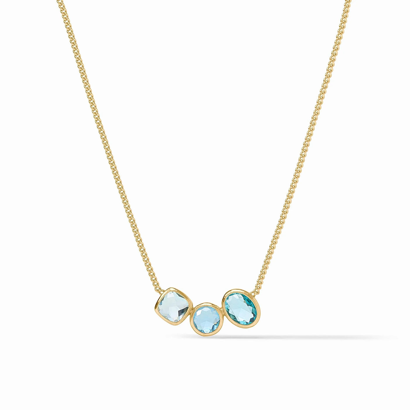 Kaleidoscope Delicate Necklace - Bahamian Blue