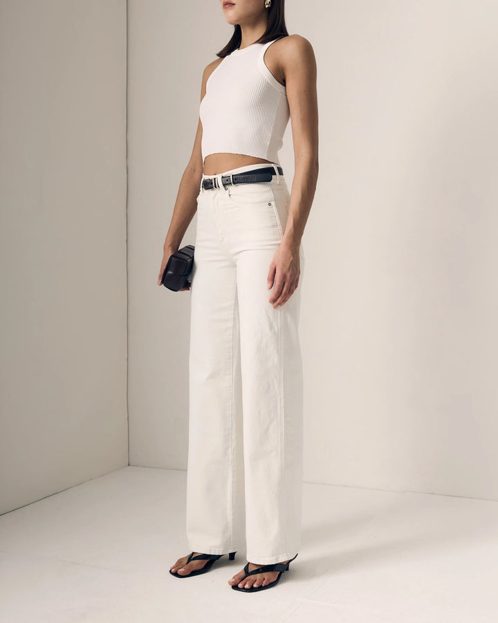 Juliette Wide Leg - White