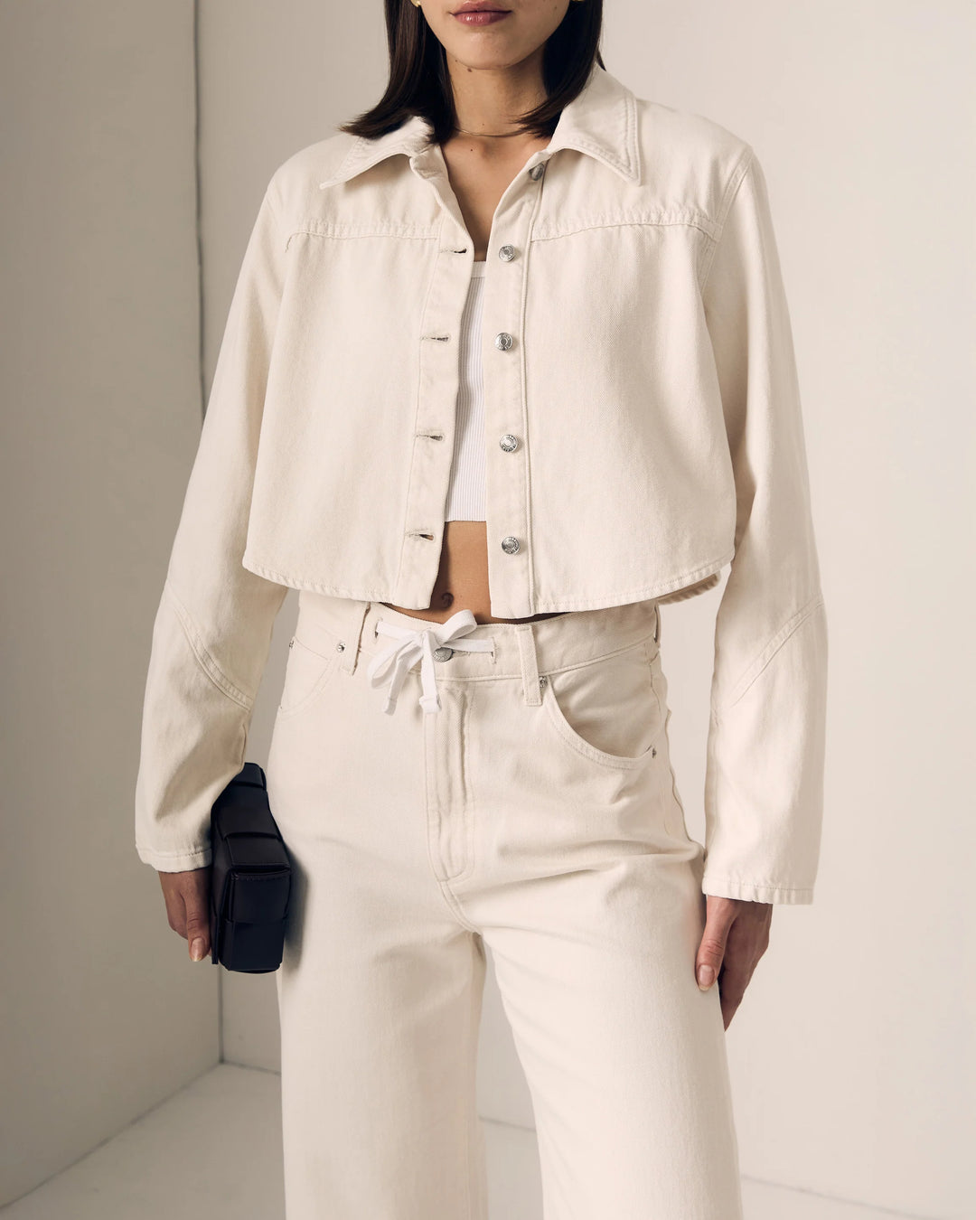 Swing Shirt Jacket - Bone