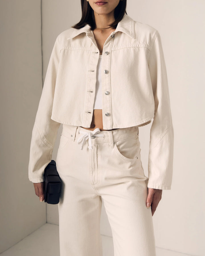 Swing Shirt Jacket - Bone
