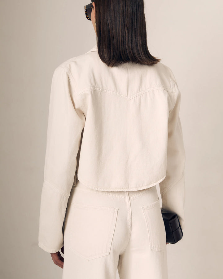 Swing Shirt Jacket - Bone