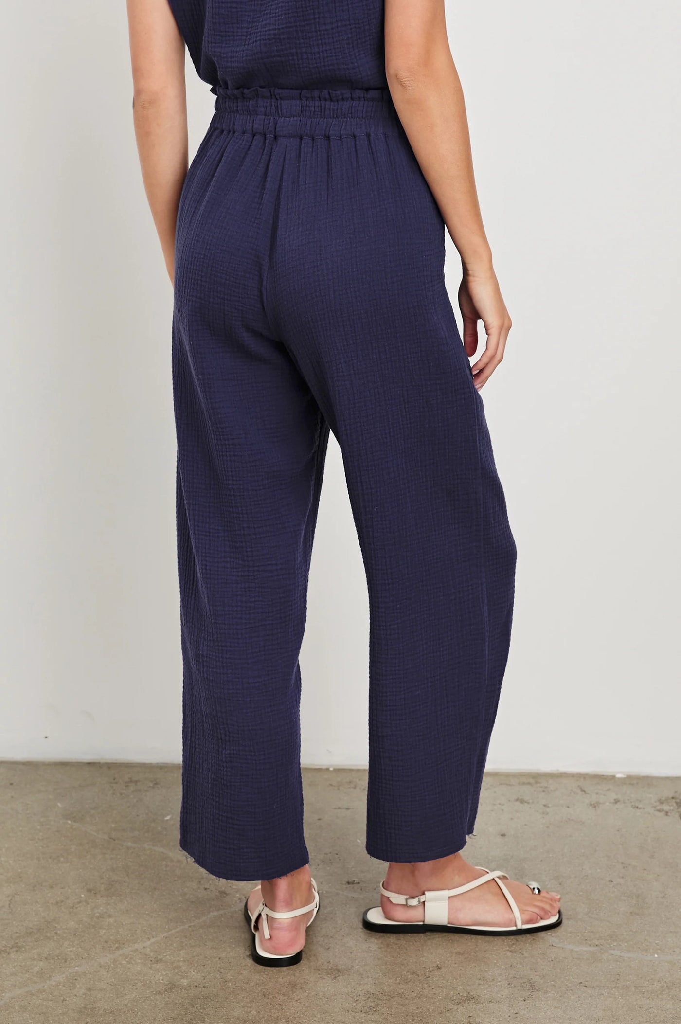 Leon Crop Pant - Admiral Blue