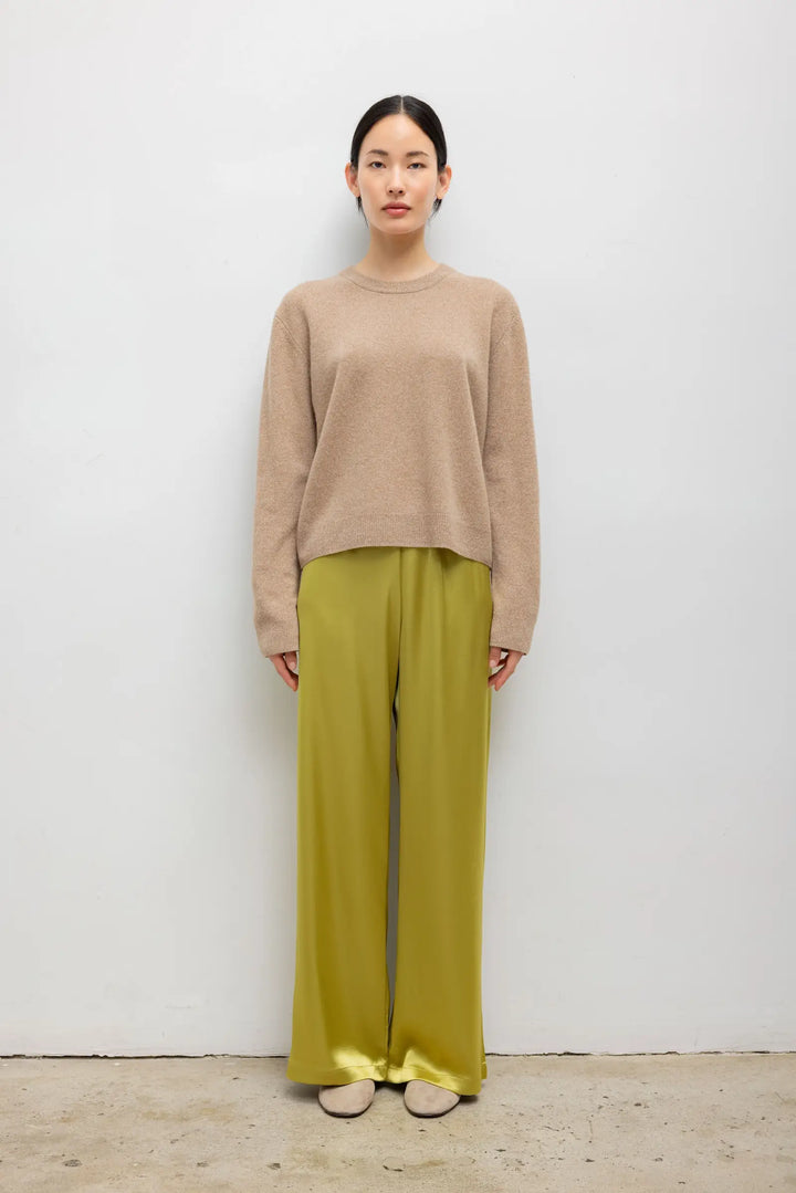 Barb Wide Leg Pant - Chartreuse
