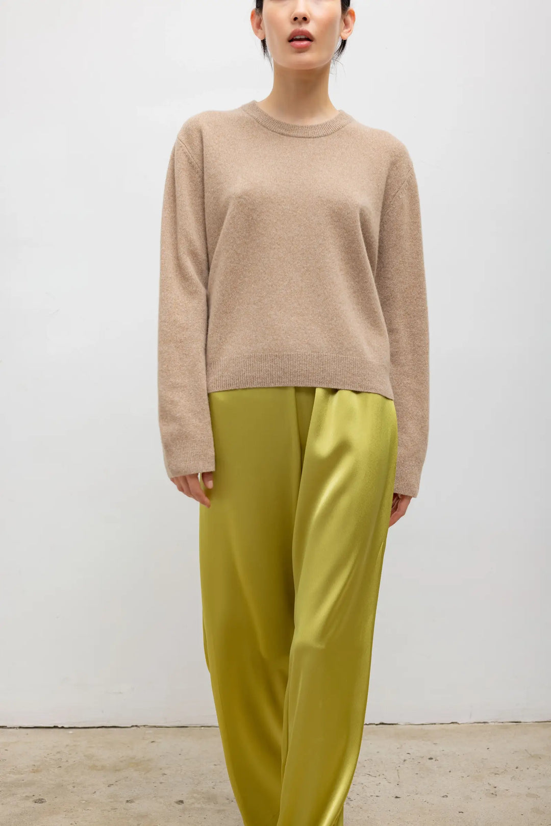 Barb Wide Leg Pant - Chartreuse