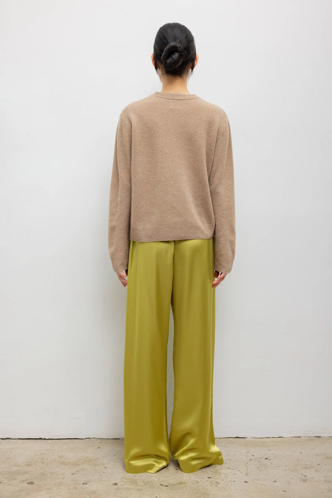 Barb Wide Leg Pant - Chartreuse