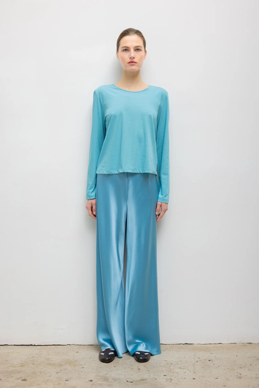 Barb Bias Pant - Skye