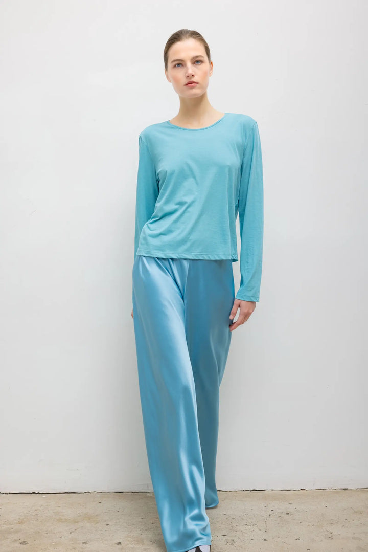 Barb Bias Pant - Skye