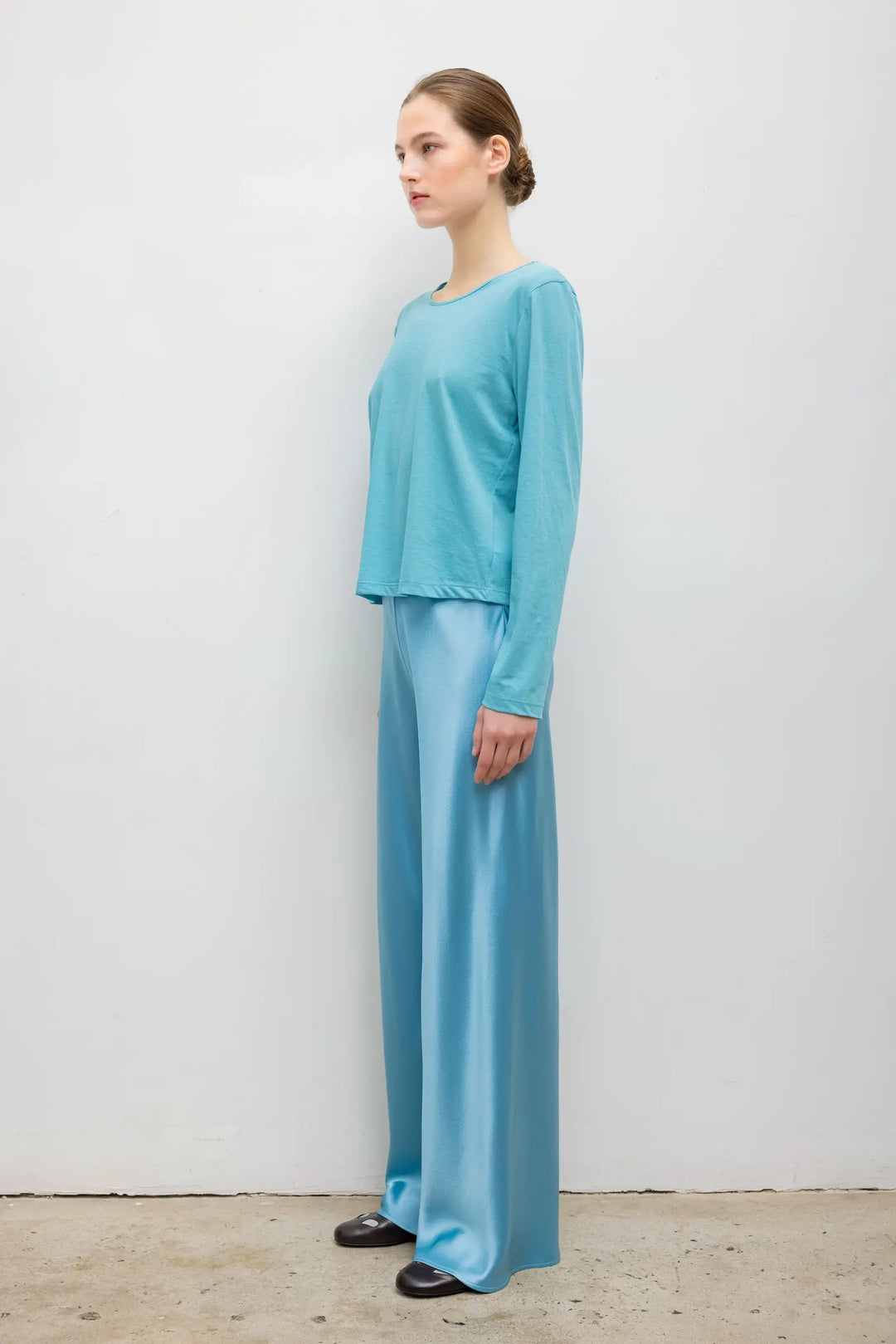 Barb Bias Pant - Skye