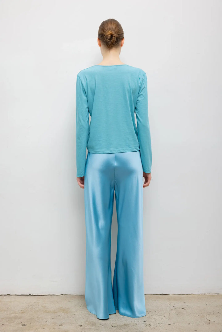 Barb Bias Pant - Skye