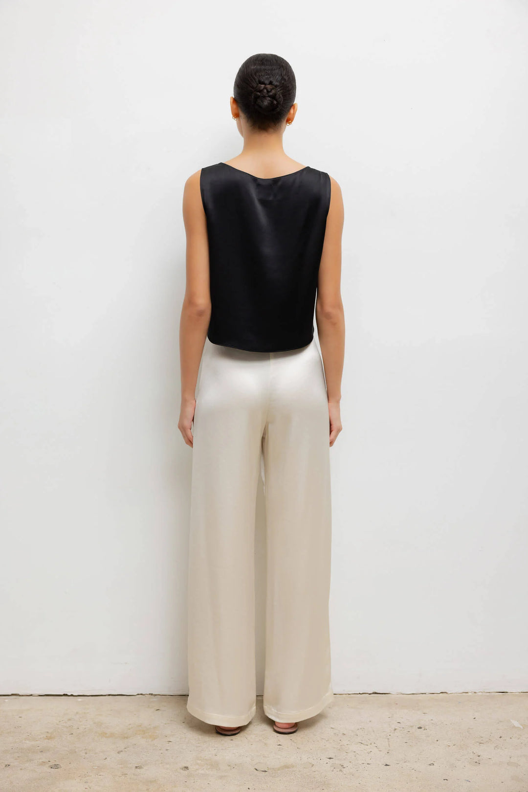 Barb Wide Leg Pant - Creme