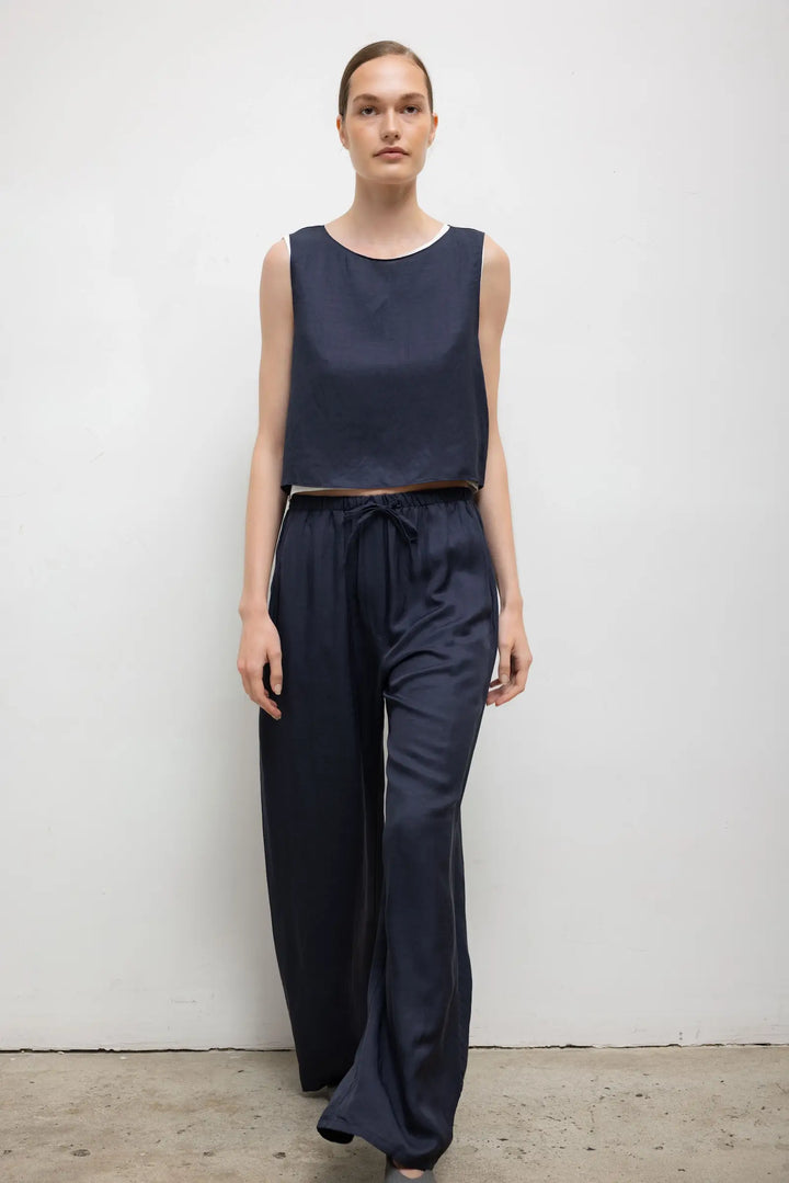 Daniel Drawstring Pocket Pant - Midnight
