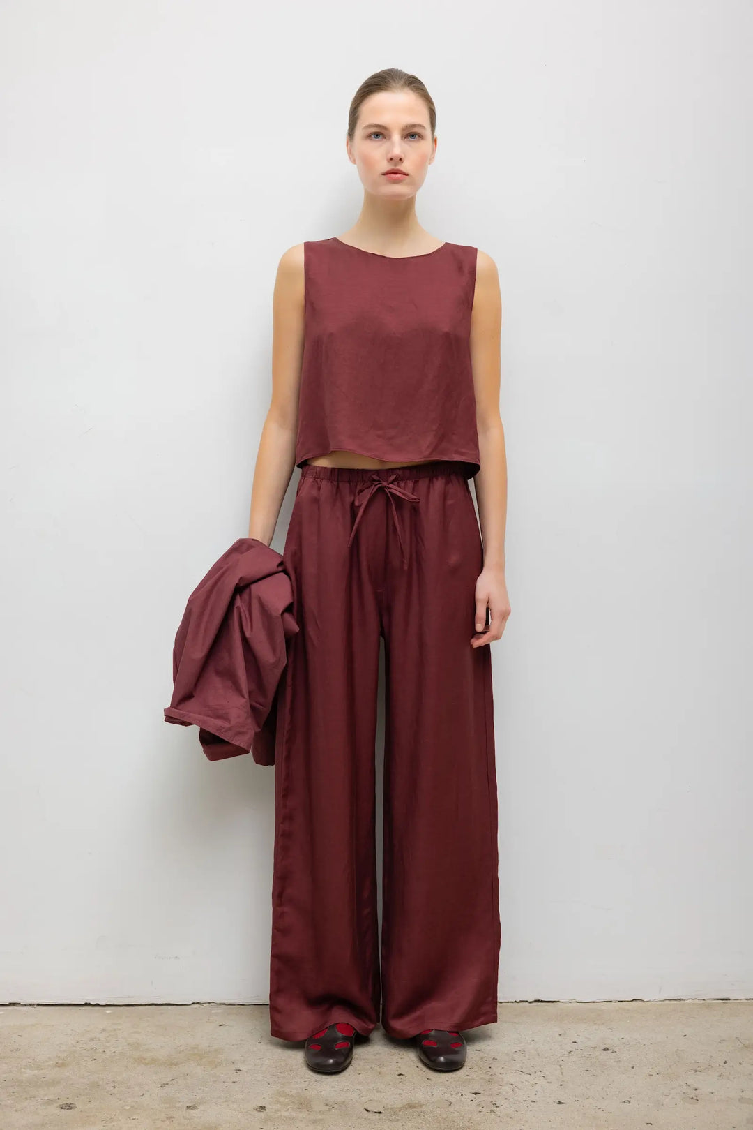 Daniel Drawstring Pocket Pant - Pinot