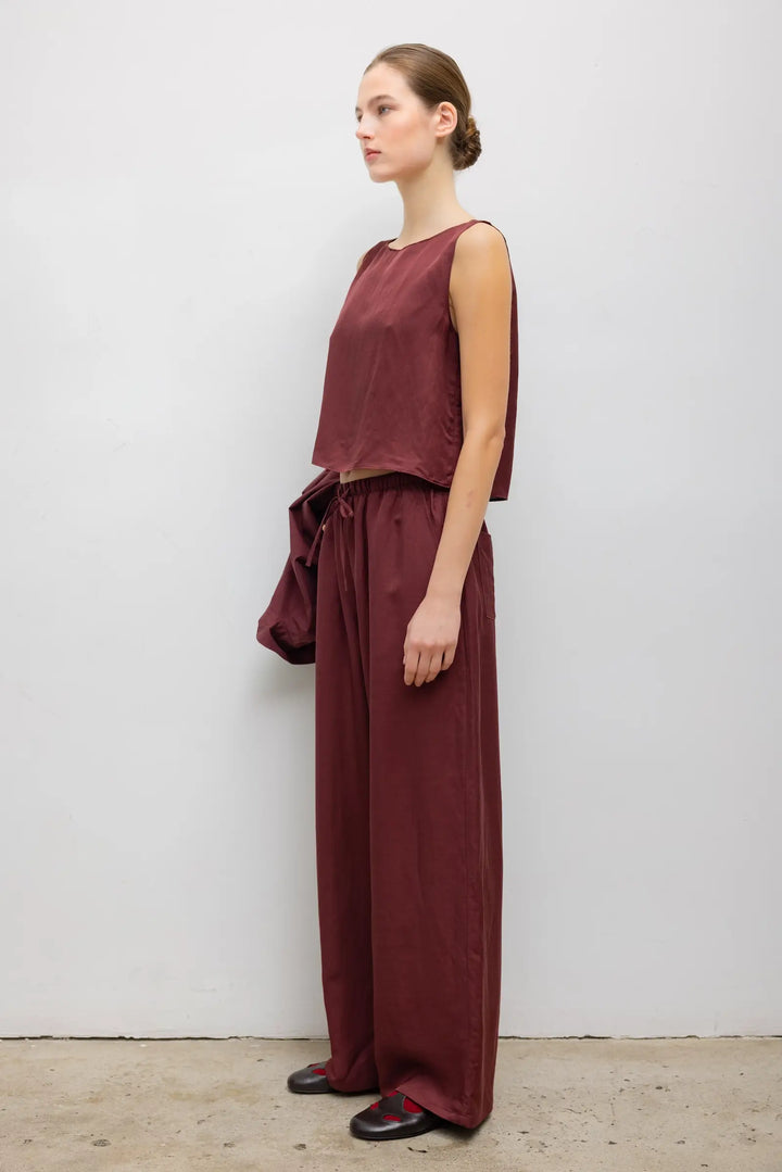Daniel Drawstring Pocket Pant - Pinot