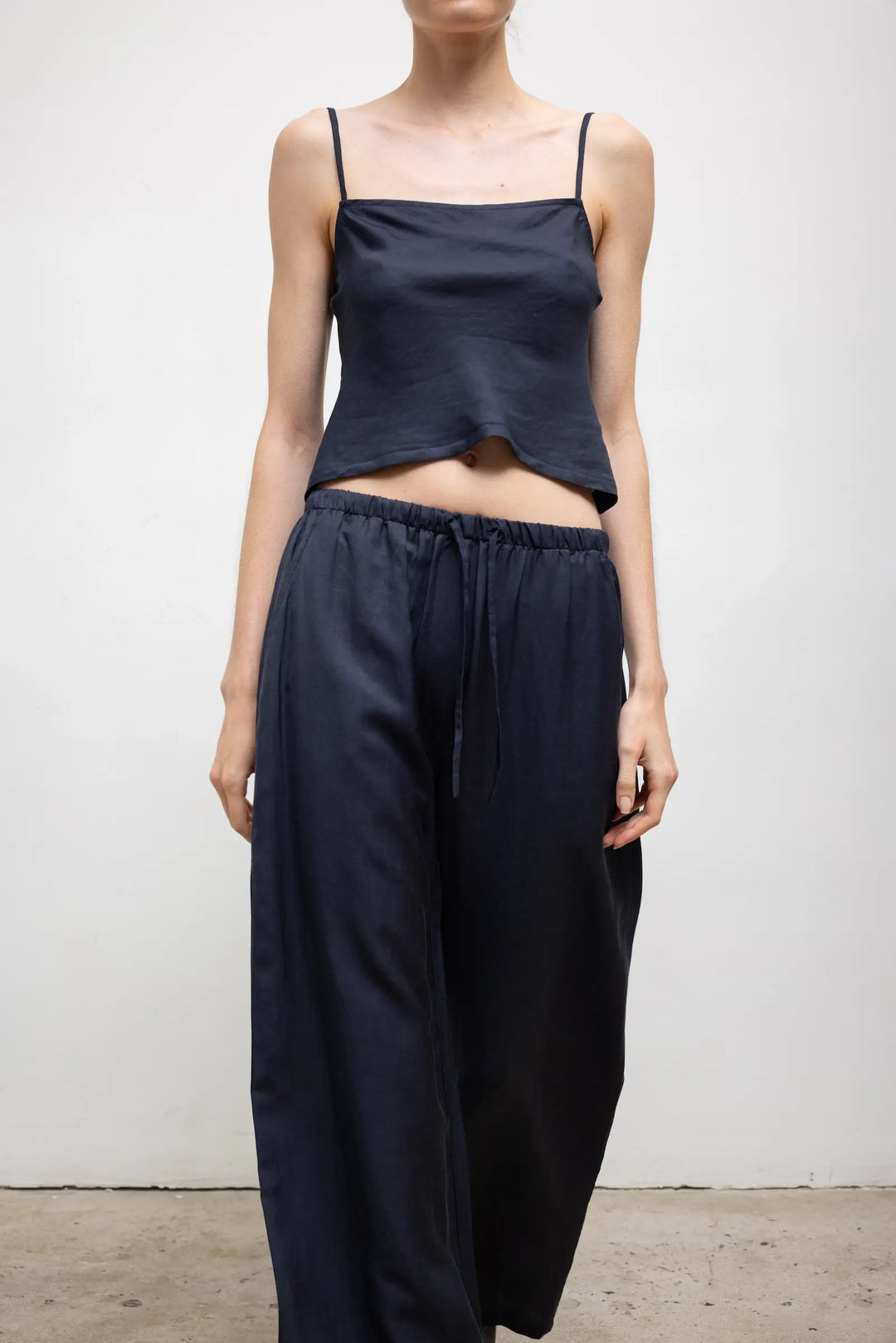 Daniel Square Neck Tank - Midnight