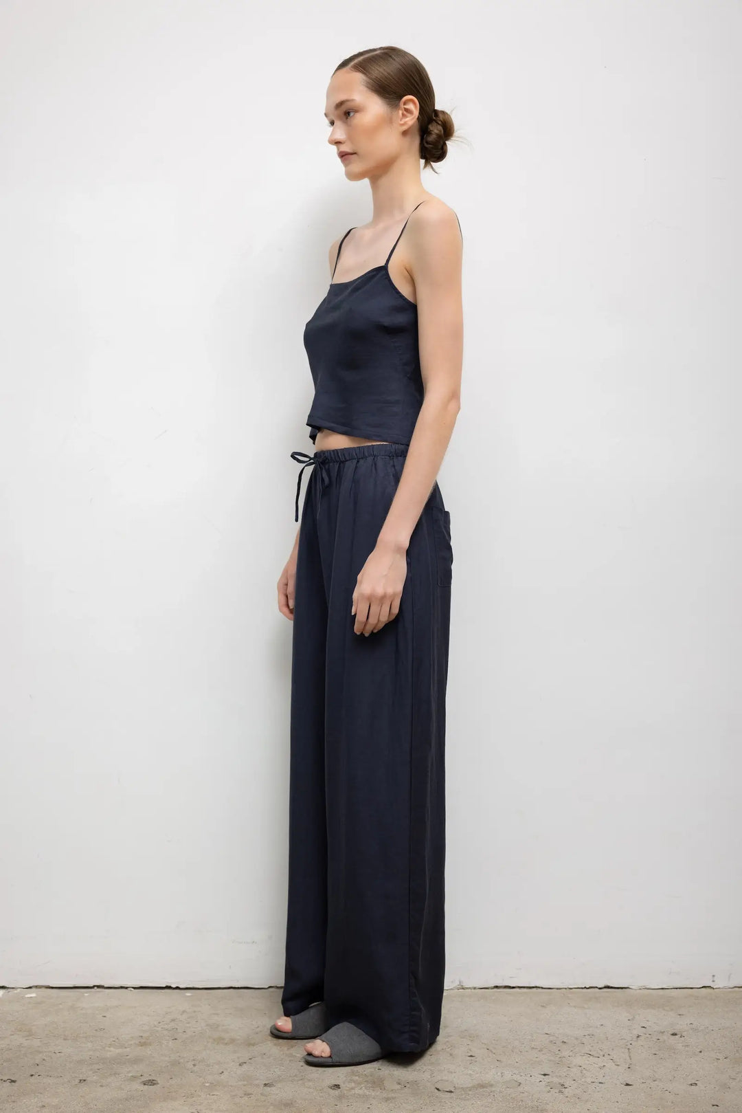 Daniel Square Neck Tank - Midnight