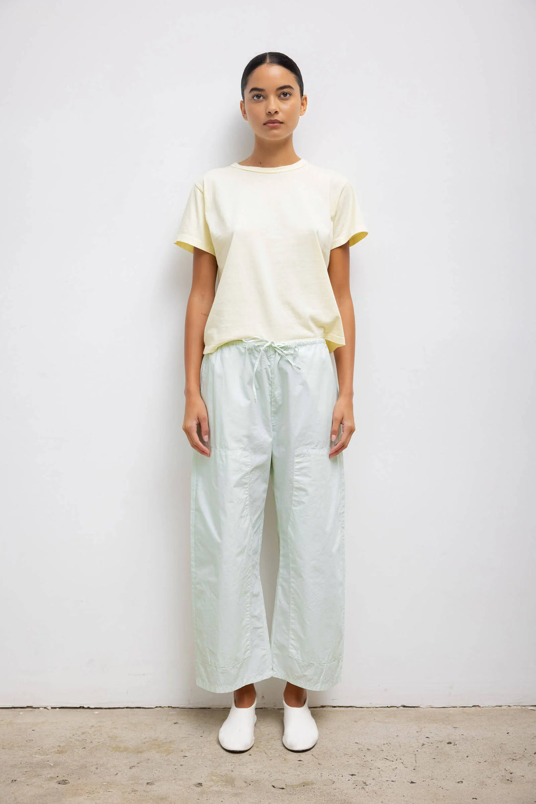 Kyoto Poplin Pant- Celery