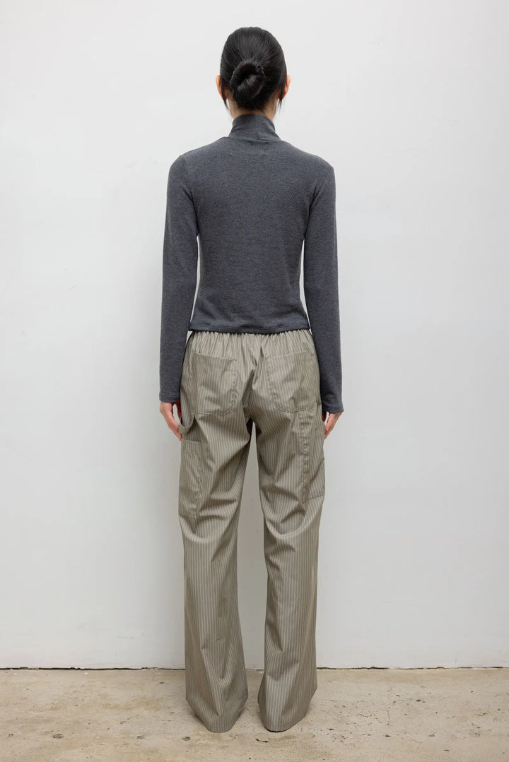 Lauren Long Sleeve Turtleneck - Charcoal