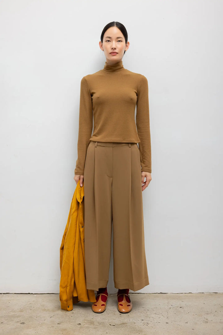 Lauren Long Sleeve Turtleneck - Tortoise