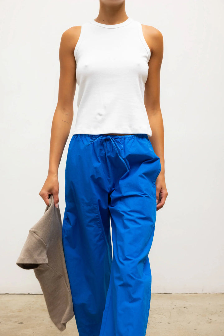 Nando High Neck Tank - White