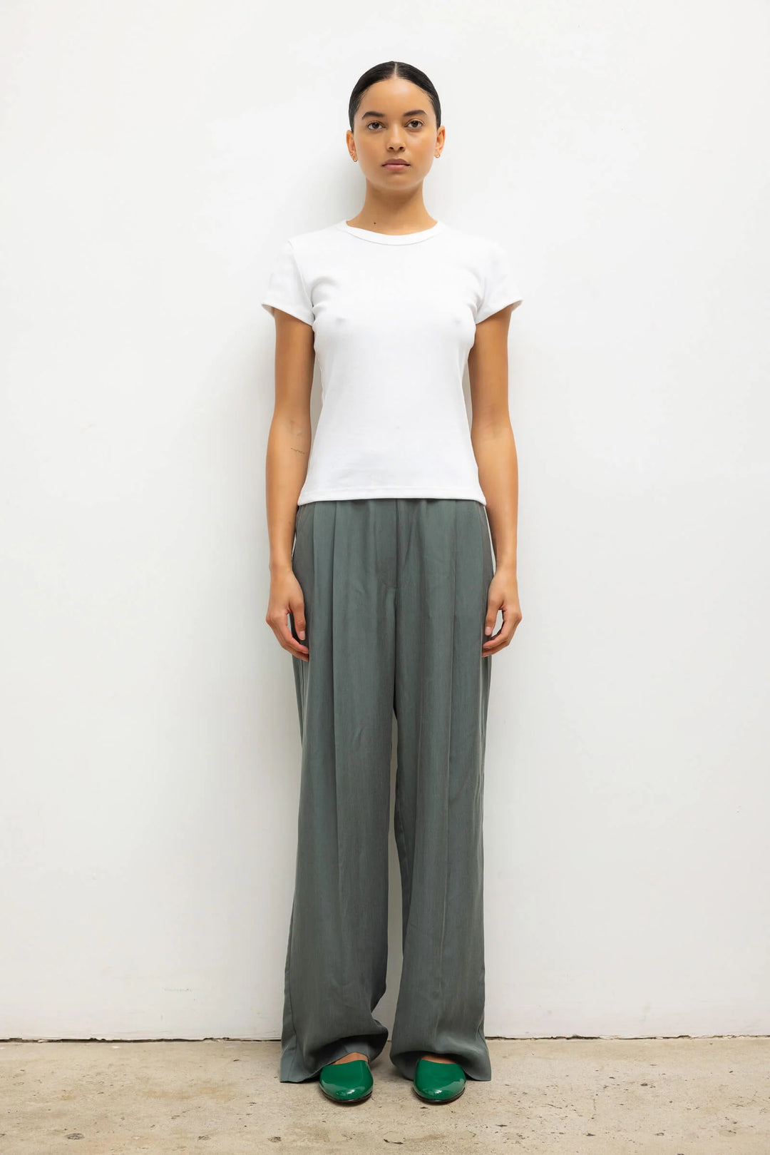 Nando Slim Fit Tee - White
