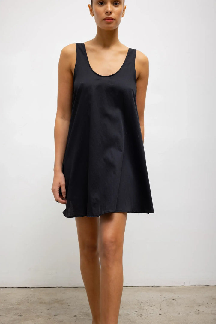 Yoko Mini Tank Dress - Black