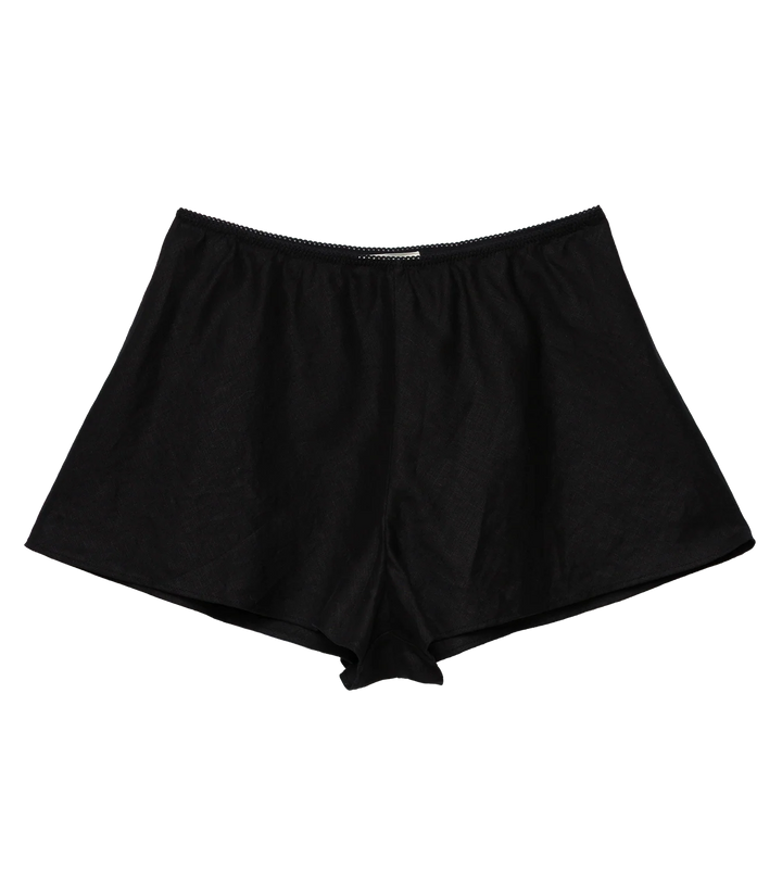 Loren Linen Short - Black