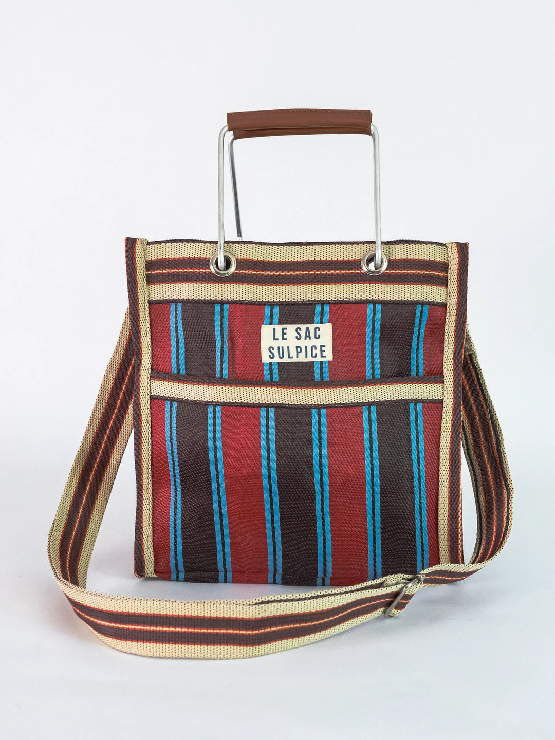 Palma Mini Metal Handle Tote - Cassis