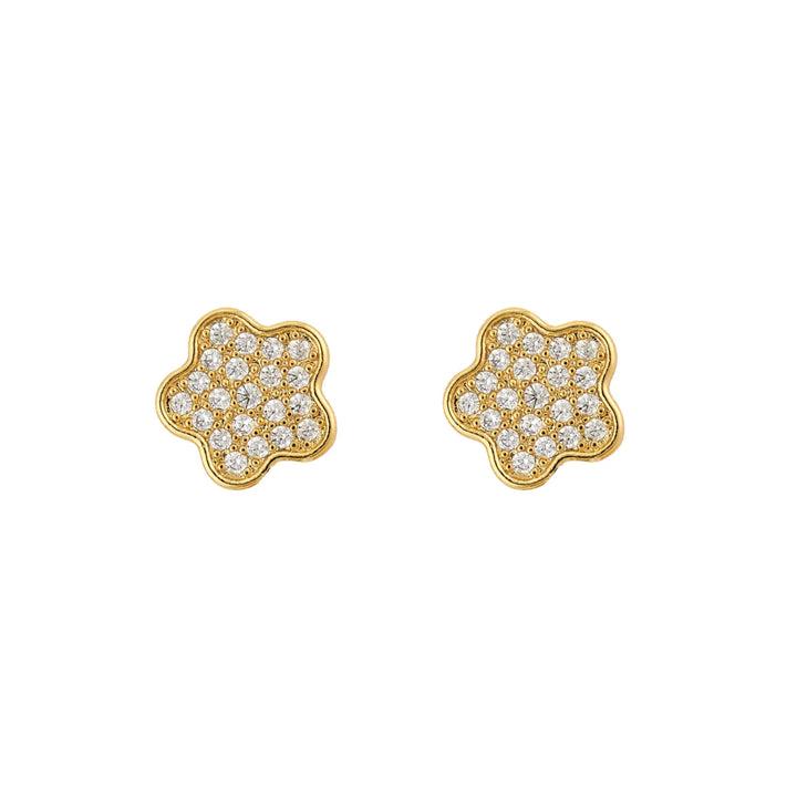 Lilia Pave Stud - YG