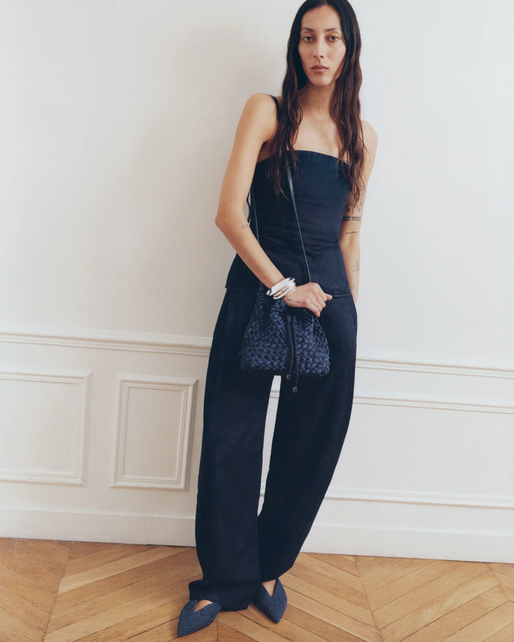 Gramercy Bucket Double Weave Denim - Indigo