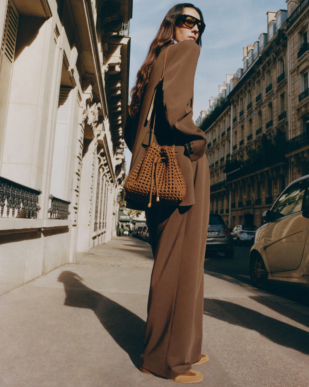 Mallorca Bucket Open Weave - Teak