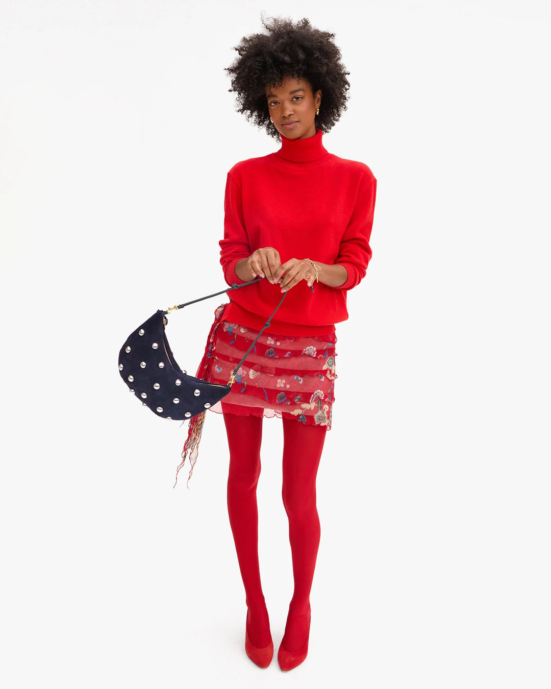 Lune - Navy w/ Studs