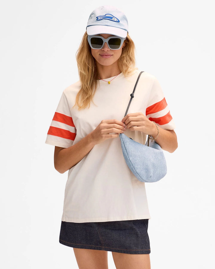 Lune - Light Blue Denim Suede