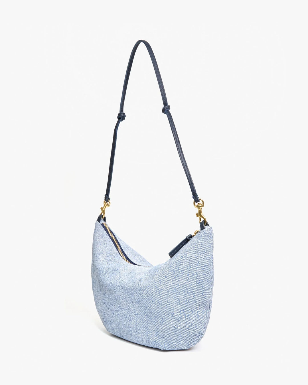 Lune - Light Blue Denim Suede