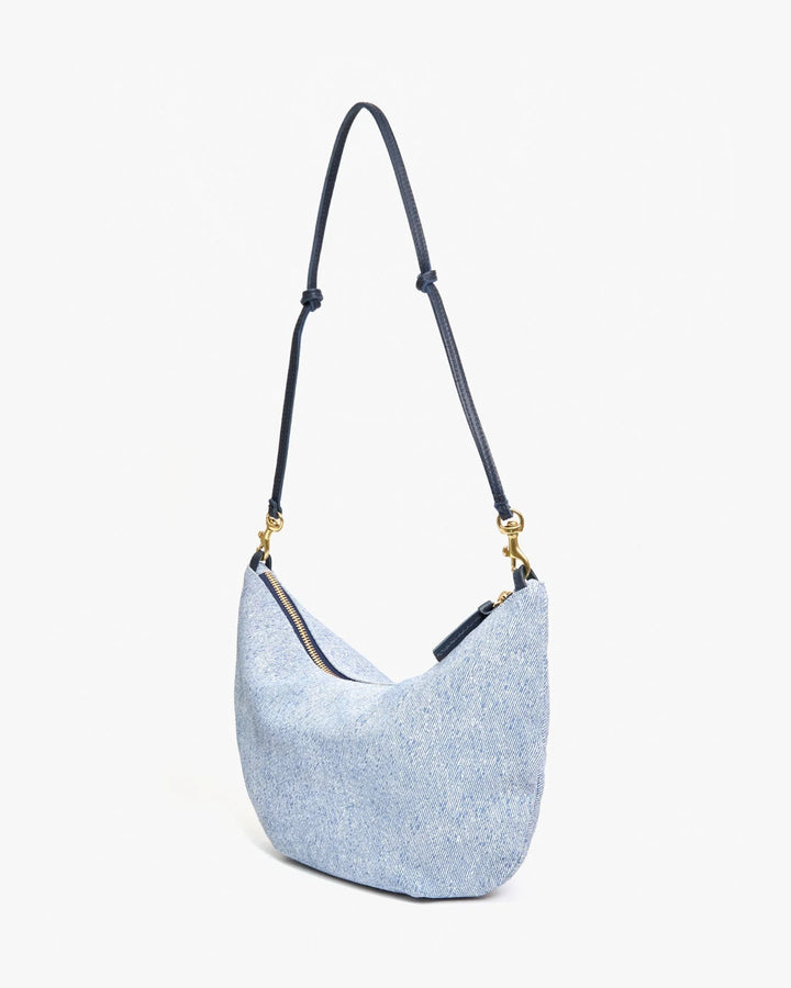 Lune - Light Blue Denim Suede
