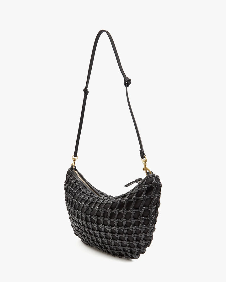 Lune - Black Knot Woven Leather