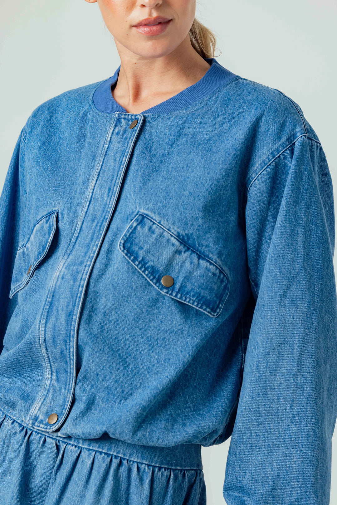 Lyria Jacket - Medium Wash Denim